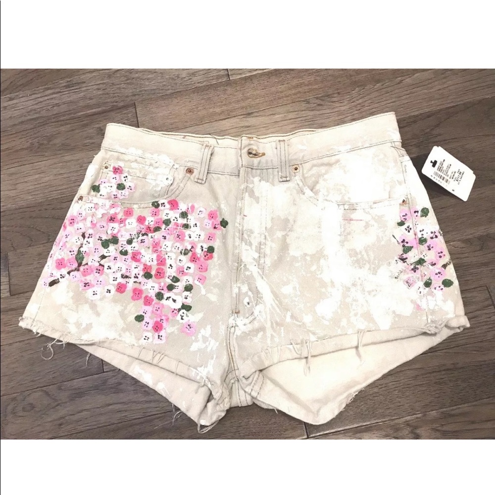 Rialto Jean Project Cherry Blossom Shorts NWT
